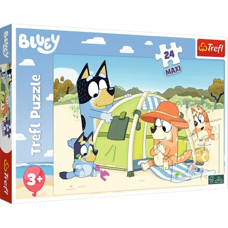 PUZZLE UKŁADANKA MAXI BLUEY WSPANIAŁY DZIEŃ BLUEY 24 el.