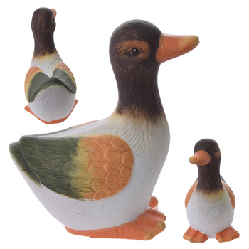 KACZKA CERAMICZNA FIGURKA DEKORACYJNA OZDOBA DEKORACJA 17cm