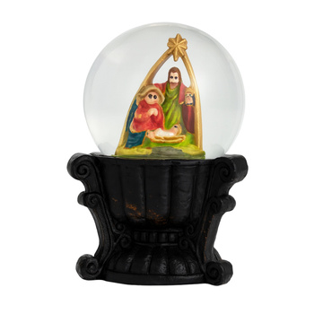 Kula wodna szklana Figurka Święta Rodzina Świętej Rodziny dekoracja świąteczna