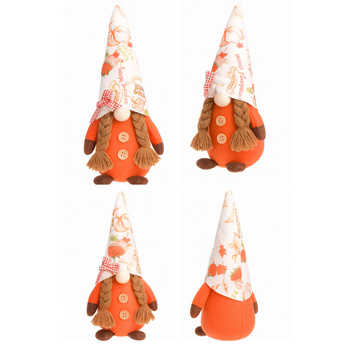 SKRZAT KRASNAL MASKOTKA DEKORACJA GNOM FIGURKA TEKSTYLNA 30 CM