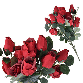 BUKIET SZTUCZNYCH KWIATÓW RÓŻA RÓŻE RÓŻYCZKI OZDOBNE DEKORACJE KWIATOWE