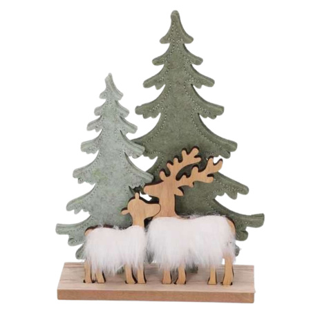 Renifer choinka dekoracja figurka na święta ozdoba bożonarodzeniowa prezent