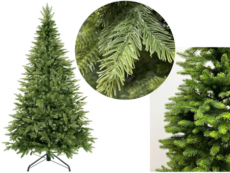 SZTUCZNA CHOINKA PREMIUM SILIKONOWA ZIELONA JAK ŻYWA FULL PE 180 cm