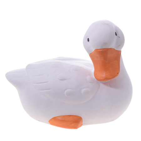 GĘŚ FIGURKA DO OGRODU DEKORACJA OZDOBA OGRODOWA FIGURKI OGRODOWE