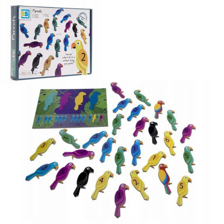 GRA PLANSZOWA PAPUGI STRATEGICZNA NAUKA LICZENIA