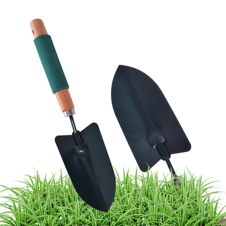 ŁOPATKA OGRODOWA SZEROKA DO SADZENIA PRZESADZANIA DUŻA OGRODNICZA