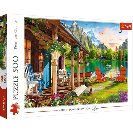 Puzzle układanka TREFL 500el. Domek w górach