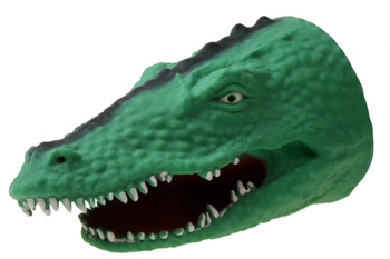 Gumowa pacynka na ręke pacynki krokodyl