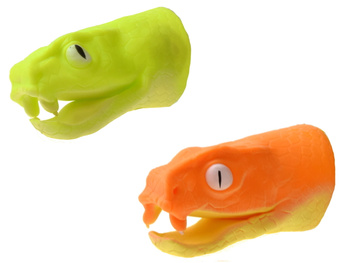 Gumowa pacynka na ręke pacynki wąż wężę