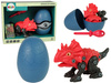 ZESTAW DINOZAUR TRICERATOPS Z JAJKIEM DIY ŚRUBOKRĘT