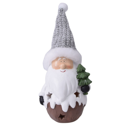 Figurka świąteczna mikołaj LED ozdoba bożonarodzeniowa 12cm