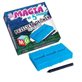 ZESTAW DO ROBIENIA MAGICZNYCH SZTUCZEK PRZECIĘTY OŁÓWEK