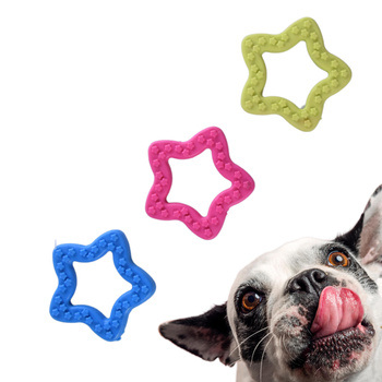 ZABAWKA DLA PSA PSÓW SZCZENIAKA GUMOWY GRYZAK Z WYPUSTKAMI