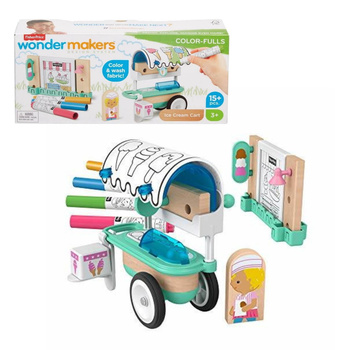 WÓZEK DO LODÓW LODZIARNIA KOLOROWANKA WONDER MAKERS FISHER PRICE