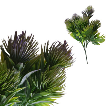 Bukiet sztucznej agawy do wazonu zielona roślina gałązki sztuczne kwiaty