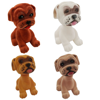 PIES Z KIWAJĄCĄ GŁOWĄ KIWACZEK PIESEK DO AUTA RETRO GADŻET DO SAMOCHODU