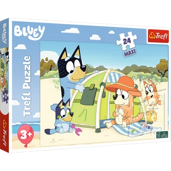 PUZZLE UKŁADANKA MAXI BLUEY WSPANIAŁY DZIEŃ BLUEY 24 el.