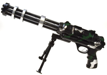 KARABIN OBROTOWY ŚWIATŁO DŹWIĘK NA BATERIE BEZPIECZNY