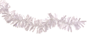 Łańcuch choinkowy na choinkę girlanda biały 2m/9cm