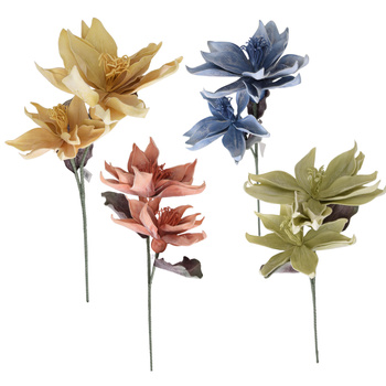 SZTUCZNE KWIATY ROŚLINY GAŁĄZKI GAŁĄZKA MAGNOLIA MAGNOLIE PIANKOWE 90 cm