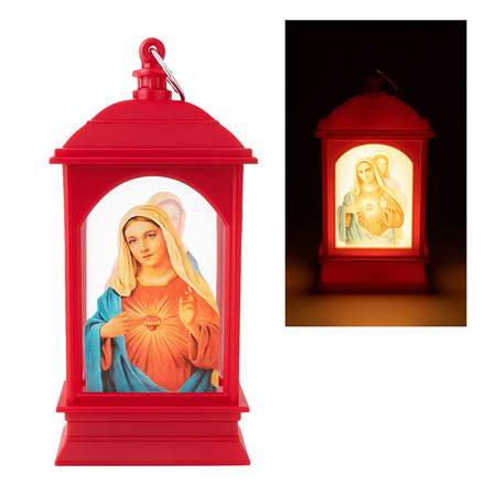 LAMPION ADWENTOWY LATARENKA LATARNIA LED NA BATERIE NA RORATY 13cm