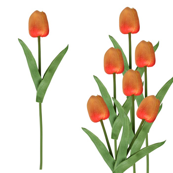 TULIPANY TULIPAN PIANKOWE SZTUCZNE KWIATY JAK ŻYWE Z PIANKI 35cm