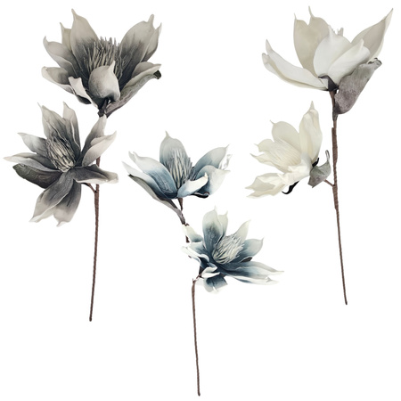 SZTUCZNE KWIATY ROŚLINY GAŁĄZKI GAŁĄZKA MAGNOLIA MAGNOLIE PIANKOWE 100 cm