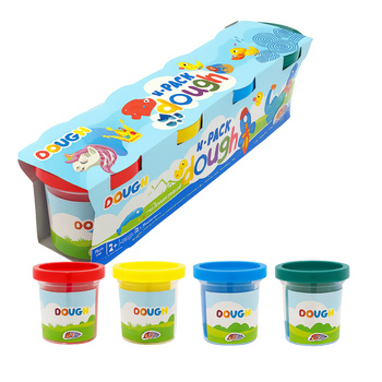 Modelina dla dzieci Zestaw modeliny 4 kolorów 4 x 50g