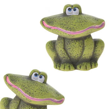 ŻABA FIGURKI OGRODOWE ŻABY ŻABKA ŻABKI NA TARAS DEKORACJE OZDOBY DO OGRODU 17cm