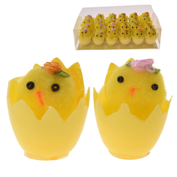 KURCZACZKI WIELKANOCNE KURCZAK DO STROIKÓW DEKORACYJNE WIELKANOC 24szt