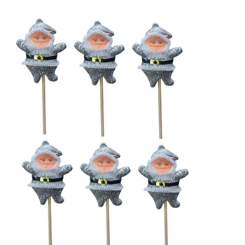 MIKOŁAJ MIKOŁAJE NA PIKU 6SZT OZDOBY DEKORACJA ŚWIĄTECZNA