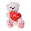 MIŚ PLUSZOWY Z SERCEM LOVE YOU PLUSZAK MASKOTKA PREZENT NA WALENTYNKI 15cm
