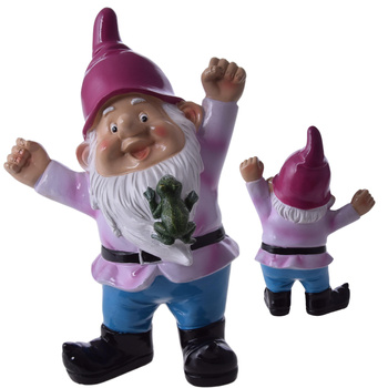 KRASNAL OGRODOWY SKRZAT FIGURKA DO OGRODU DEKORACJE OGRODOWE 25cm