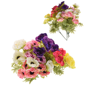 MAK MAKI MACZKI BUKIET SZTUCZNE KWIATY POLNE GAŁĄZKA DEKORACYJNA