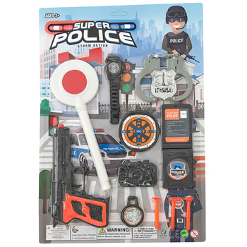 ZESTAW POLICYJNY AKCESORIA POLICJANTA MAŁY POLICJANT AKCESORIA PRZEBRANIE