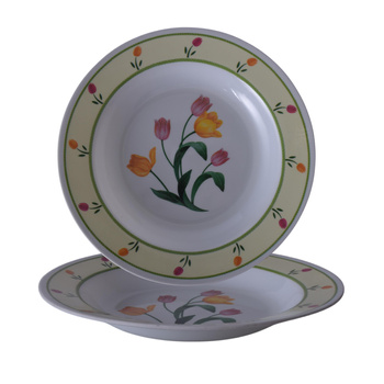 TALERZ GŁĘBOKI NA ZUPĘ WIELORAZOWY OBIADOWY Z NADRUKIEM 23cm