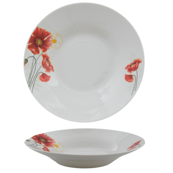 TALERZ OBIADOWY GŁĘBOKI NA ZUPĘ DO SERWOWANIA ZUP 500ml 23cm