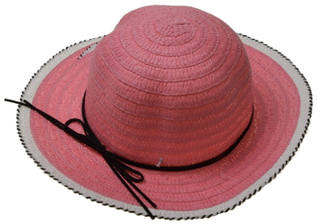 KAPELUSZ DZIECIĘCY PLAŻOWY NA LATO SŁOMKOWY