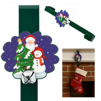 Uchwyt wieszak haczyk na wieniec bożonarodzeniowy metalowy na drzwi święta