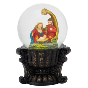 Kula wodna szklana Figurka Święta Rodzina Świętej Rodziny dekoracja świąteczna