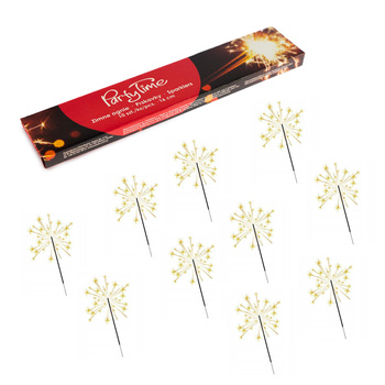 ZIMNE OGNIE fajerwerki SZTUCZNE OGNIE nowy rok SYLWESTER 16cm 10 szt