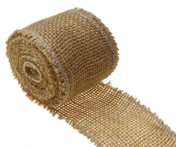 WSTĄŻKA JUTA TAŚMA TASIEMKA JUTOWA DEKORACYJNA OZDOBNA NATURALNA 