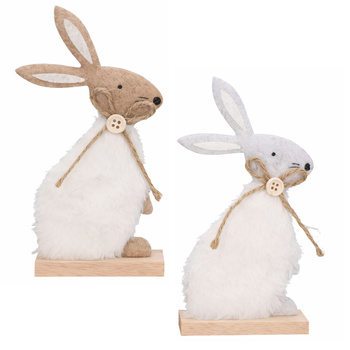 Królik zajączek wielkanocny figurka dekoracyjna ozdoba wielkanocna