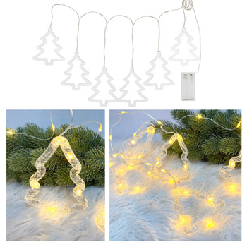 Dekoracja świąteczna LED girlanda świetlna łańcuch choinki choinka dekoracja