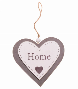 SERCE ZAWIESZKA DREWNIANA HOME DEKORACJA PREZENT