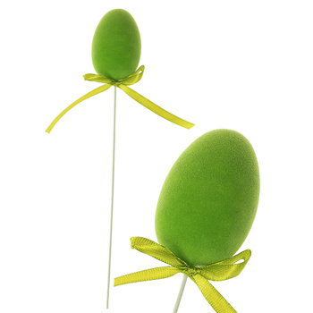 JAJKO JAJKA PISANKA NA PIKU PATYKU OMSZONE ZIELONE MECH WELUR