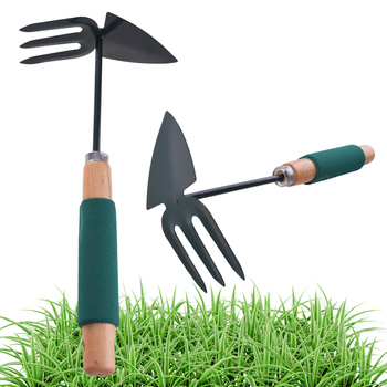 MOTYKA MOTYCZKA HACZKA Z PAZURKAMI OGRODOWA DWUSTRONNA 30CM METALOWA