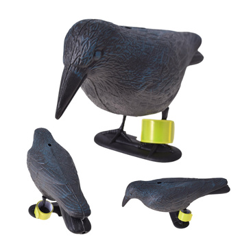 KRUK ODSTRASZACZ PTAKÓW GOŁĘBI SZPAKÓW XXL ODBLASKOWY PRZECIW PTACTWU