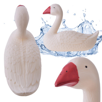 GĘŚ DO OCZKA WODNEGO FIGURKA OGRODOWA PŁYWAJĄCA NA STAW XXL