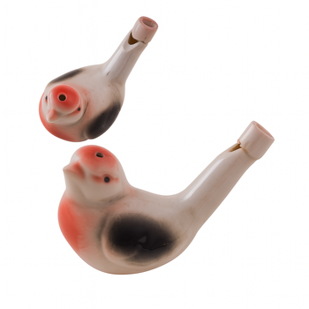 GWIZDEK PTASZEK LOGOPEDYCZNY WODNY CERAMICZNY DO ĆWIECZEŃ LOGOPEDIA